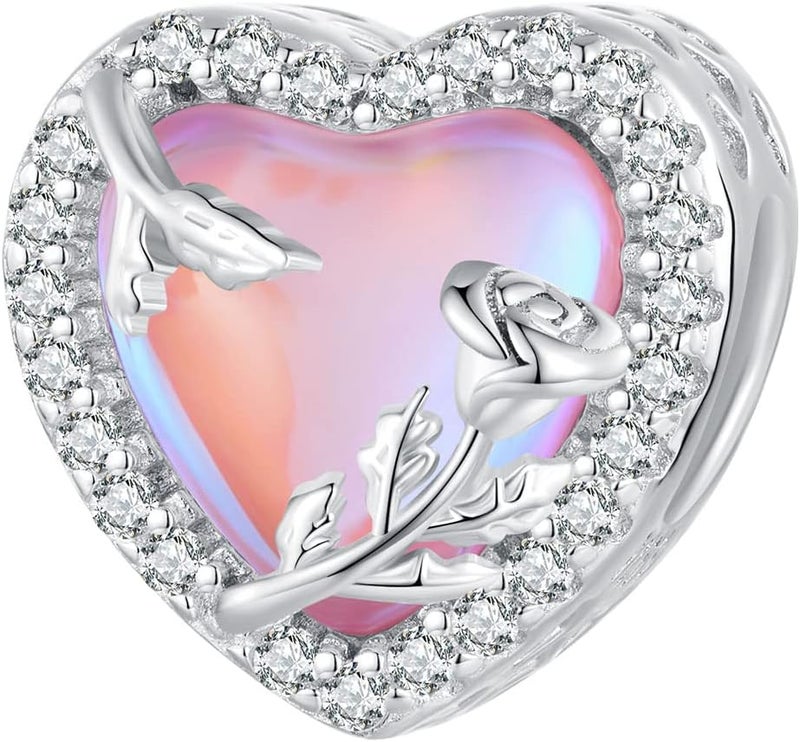 VOROCO Store Charm 925 Sterling Silver Bracelet Necklace Pendant Bead Charms Jewelry Gift for Women Mother Daughter Grandma Family Friends - Image 1